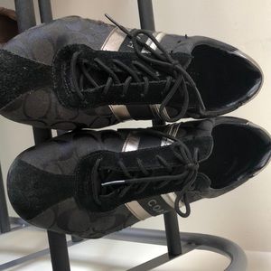 Black Coach Tennis Shoes